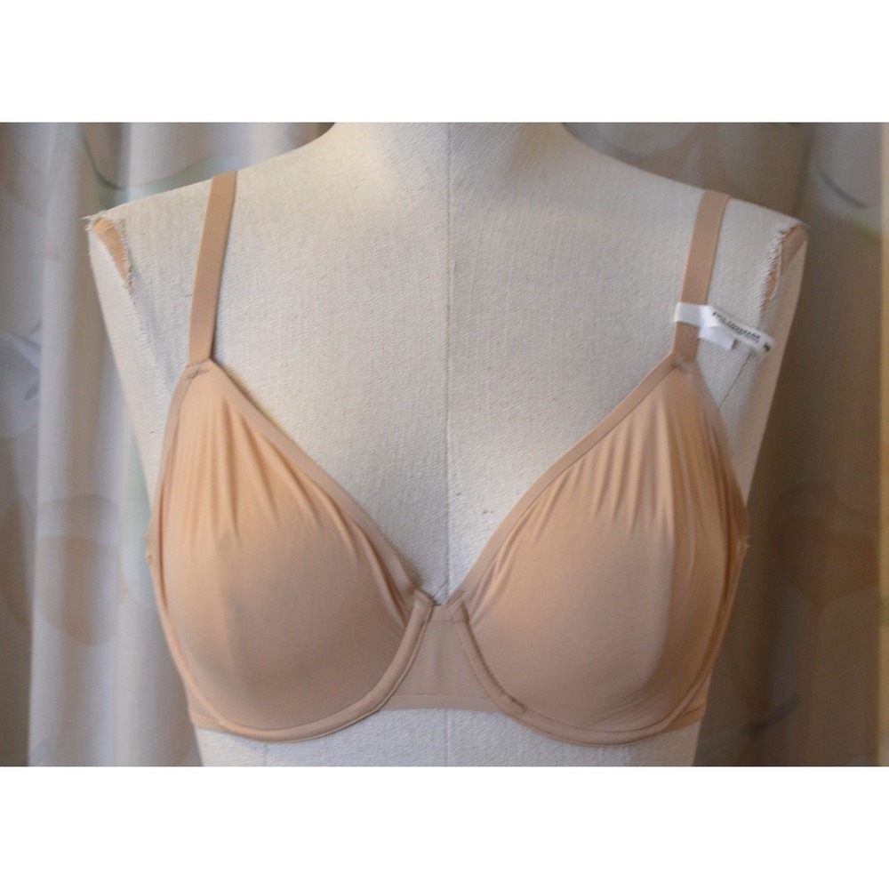 Aerie Bra Beige Sz 34D Smoothez Full Coverage Unlined Underwire Microfiber Nwt's
